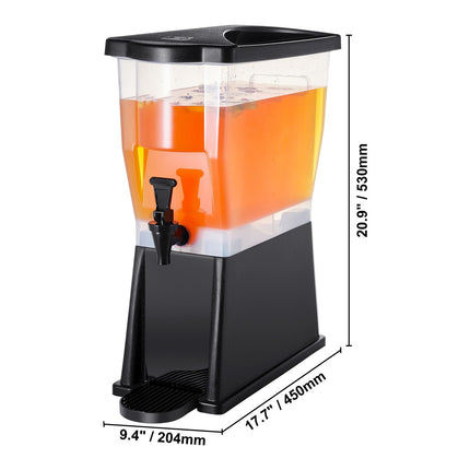 Beverage Dispenser, 3 Gallon Drink Dispenser for Parties, Plastic