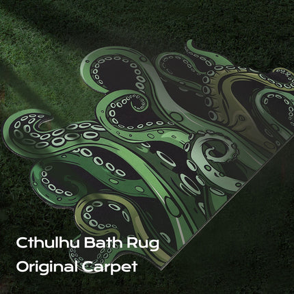 Octopus Bathroom Rug Non-Slip Mat -, Microfiber Absorbent Octopus Rug