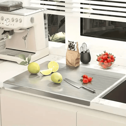 XXL cooked meat baking tray, double-sided cutting board, stainless