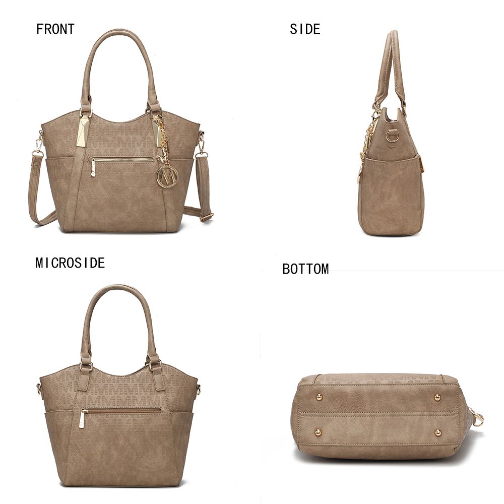 MKF Collection Hazel Vegan Leather Women Tote by Mia k