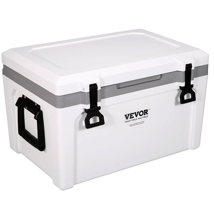 Insulated Portable Cooler, 52 Qt, Holds 50 Cans, Ice Retention Hard