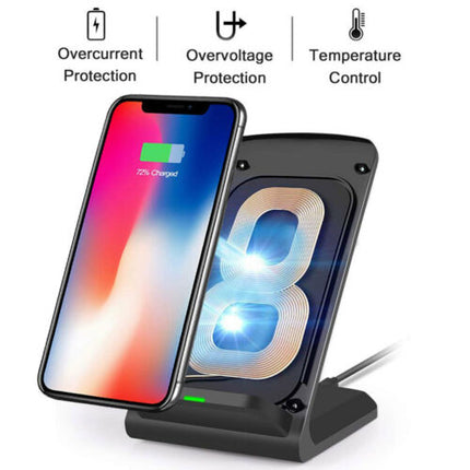 10W Qi-Enabled Devices Fast Wireless Charger Stand