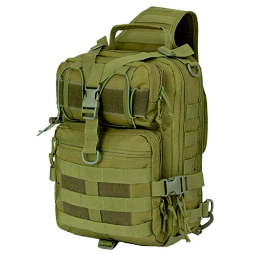 JupiterGear Tactical Military Sling Backpack 15L Shoulder Bag Molle
