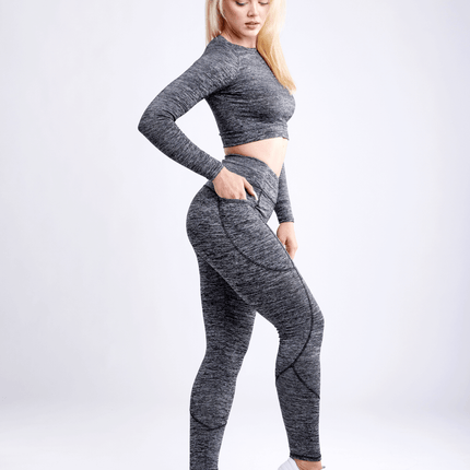 JupiterGear High-Waisted Classic Gym Leggings with Side Pockets