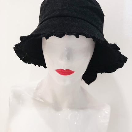 'Macy' Black Bucket Hat