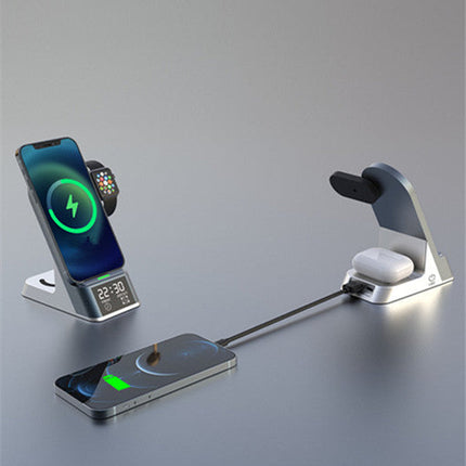 Creative Multifunctional Wireless Charging With Alarm Clock