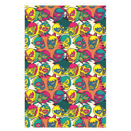 Bright Luchador Gift Wrap