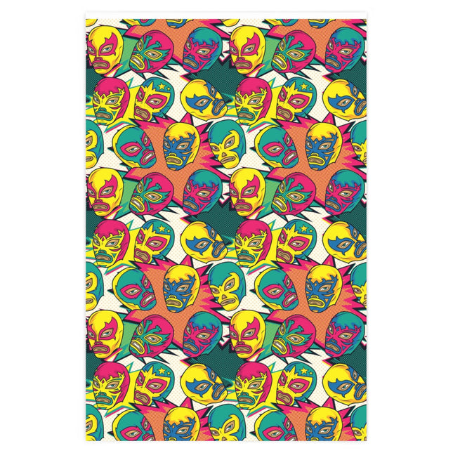 Bright Luchador Gift Wrap