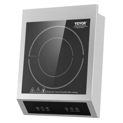 Portable Commercial Induction Cooktop 1800W Countertop Burner 9 Temp