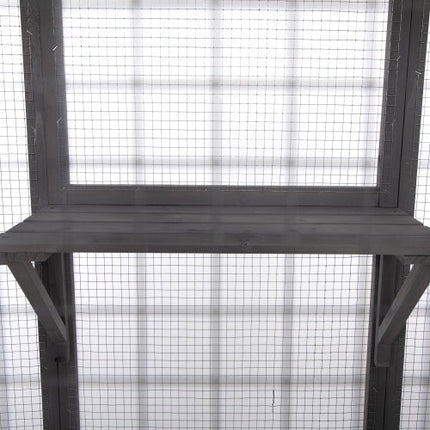 Oversized Cat Cage - Grey
