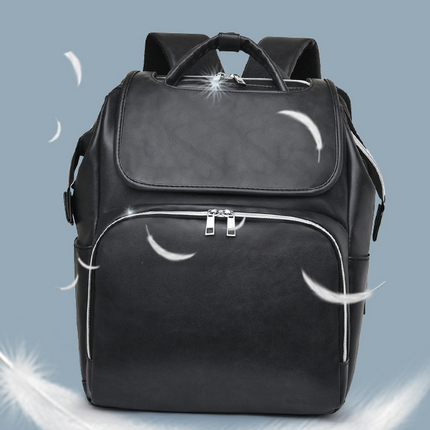 New PU Leather Diaper Bag Baby Mummy Maternity Bag