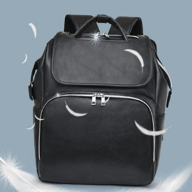 New PU Leather Diaper Bag Baby Mummy Maternity Bag