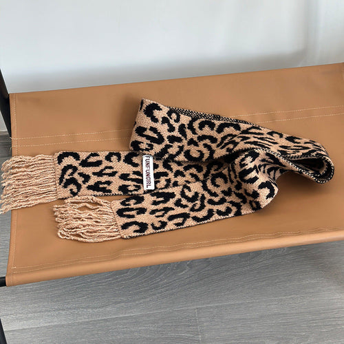 Korean Style High-grade Wool Knitted Small Scarf