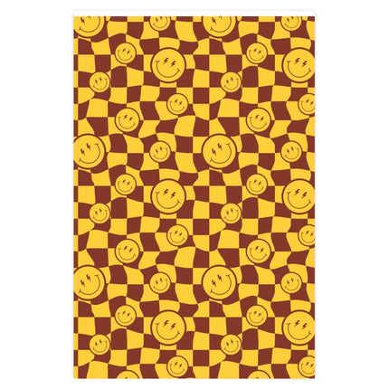 Distorted Smiley Wrapping Paper