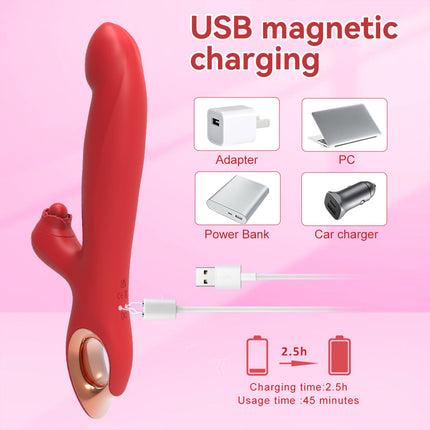 Double Vibration Stimulation For Clitoral Deep Tissue Massage - G Spot