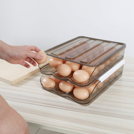 Egg Container Holder For Refrigerator Double Layer Egg Storage Box