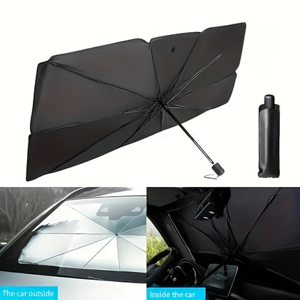 UPF50-Sunshade-UPF50- Compact Roll-Up Sunshade For Front Window - Heat