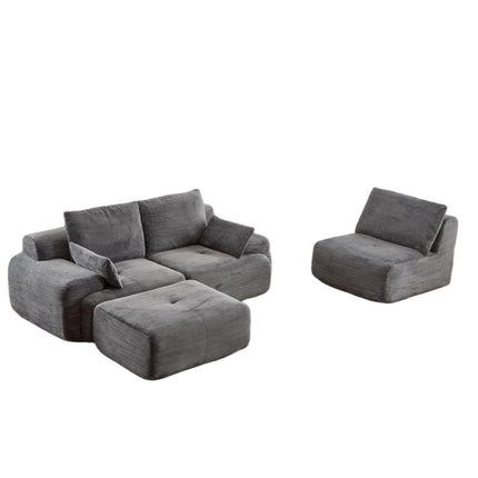 Modern Memory Foam Compressed Sofa,Large Sectional Couches For Living