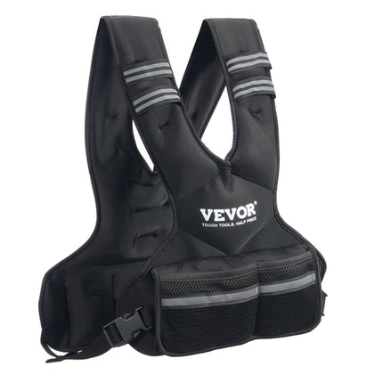 Adjustable Weighted Vest, 11-20lb Weight Vest With 6 Ironsand Weights