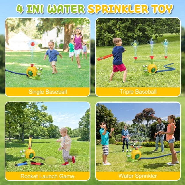 Water Sprinkler Toy For Kids Outdoor Water Toys For Yard Summer Lawn