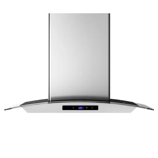 30 Inch Wall Mounted Range Hood 700CFM Tempered Glass Touch Panel