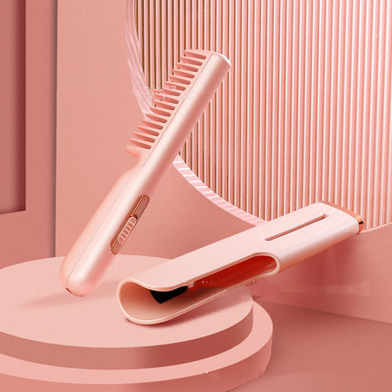 Wireless Straight Hair Comb Portable USB Charging