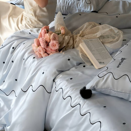 Elegant Retro Nordic Silky Smooth Tencel Lyocell Queen Size Duvet