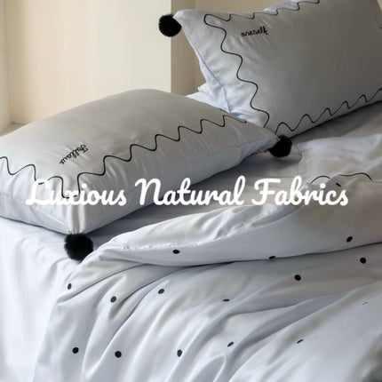 Elegant Retro Nordic Silky Smooth Tencel Lyocell Queen Size Duvet