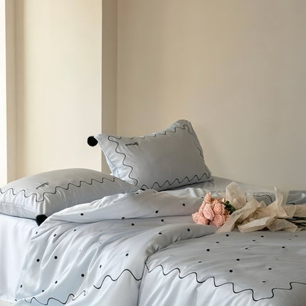 Elegant Retro Nordic Silky Smooth Tencel Lyocell Queen Size Duvet