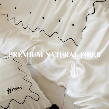 Elegant Retro Silky Smooth Cooling Tencel Lyocell Queen Size Duvet