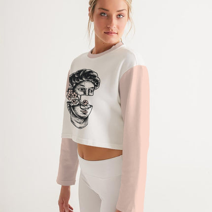 2882Sport™ Greeky Prepster Women's Cropped Sweatshirt