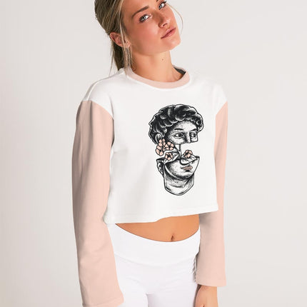 2882Sport™ Greeky Prepster Women's Cropped Sweatshirt