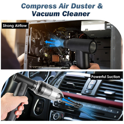 1Set Compressed Air Duster Brushless Motor 250000RPM Stepless Variable