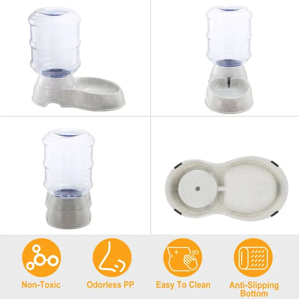 3.5L/1Gal Pet Water Dispenser Self-Dispensing Gravity Pets Water