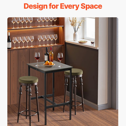 24 In Bar Table Height Pub Table Cocktail Coffee Counter Desk Kitchen