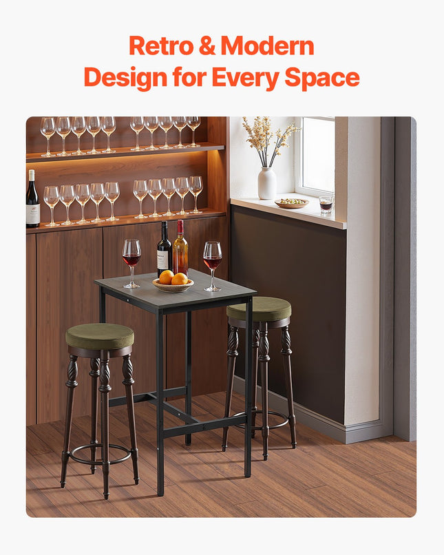 24 In Bar Table Height Pub Table Cocktail Coffee Counter Desk Kitchen