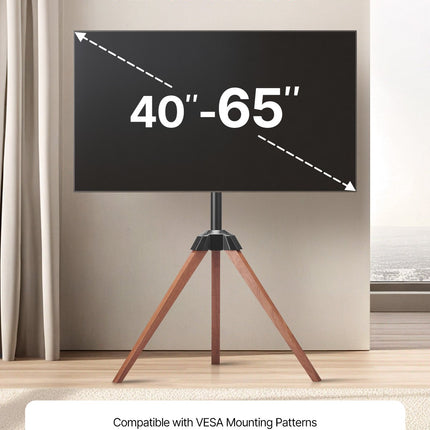 Tripod Easel TV Stand, For 40-65 Inch Flat Screen/Curved TVs Up To 99