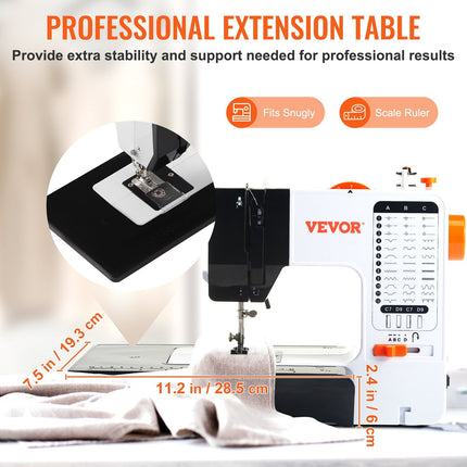 Sewing Machine, Portable Sewing Machine For Beginners With 38 Built-in