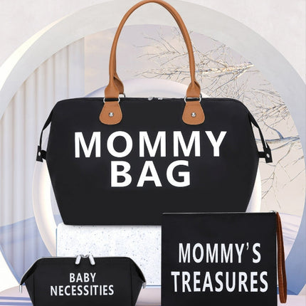 Travel bag Mommy Bag three-piece shoulder bag Tote bag Dry and wet