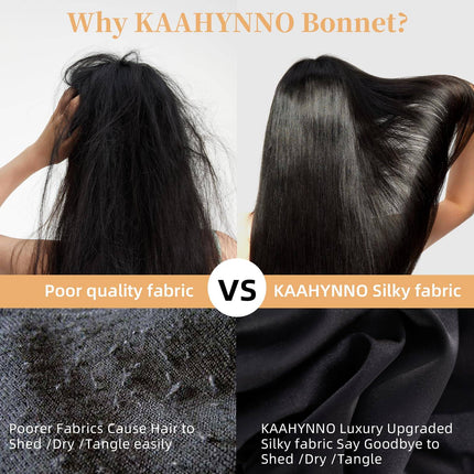 Silk Bonnet, Satin Hair Bonnet For Sleeping For Wavy Curly Natural