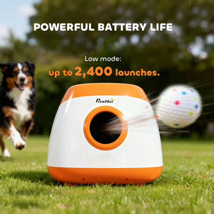 Automatic Dog Ball Launcher with 26-79 FT Distance, Automatic Ball