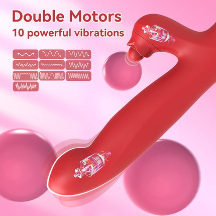 Double Vibration Stimulation For Clitoral Deep Tissue Massage - G Spot