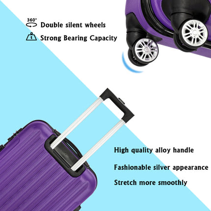 Vertical 3-in-1 Spinner Wheel With Handle Trolley Case 20in 24in 28in