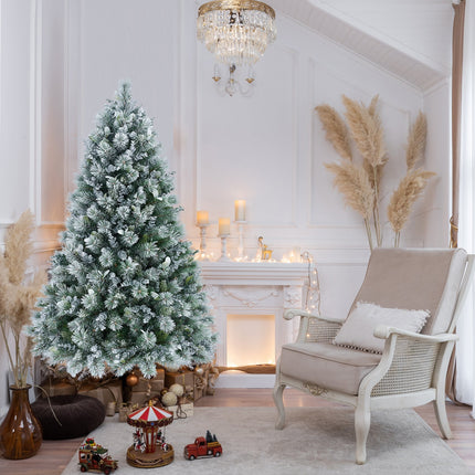 4FT Snow Flocked Christmas Tree Premium Artificial Christmas Tree With