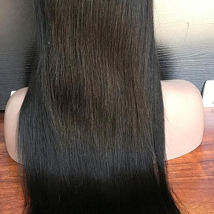 10A Grade 3/4 Straight Human Hair Bundles 4x4 Closures and 13x4 fronta