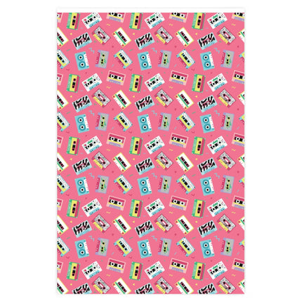 Cassette Tape Retro Wrapping Paper
