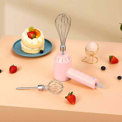 Portable Mini Wireless Electric Egg Beater HandHeld USB