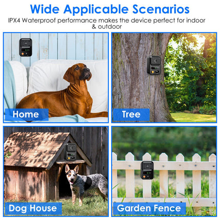 Black-Green Color Options -- 1Pc Ultrasonic Anti-Barking Device