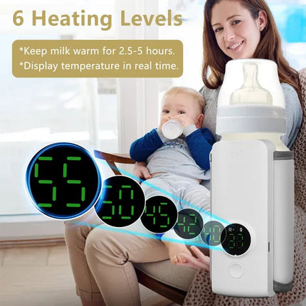 Portable Bottle Warmer On The Go Baby Milk Warmer Milk Formula Warmer