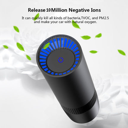 True HEPA Air Purifier Filter For Car Smoker Air Cleaner Ionizer TVOCs